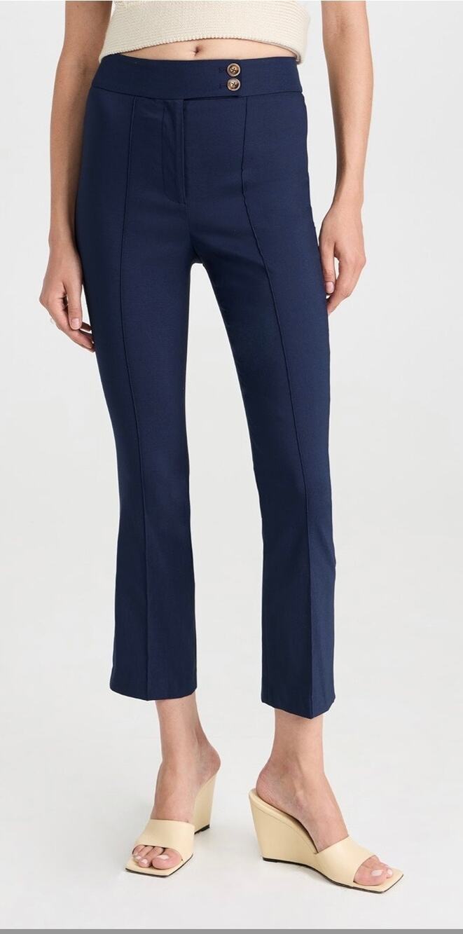 Veronica Beard Dell Pant in Marine Blue Size 10 MSRP $398 Stunning! (new)